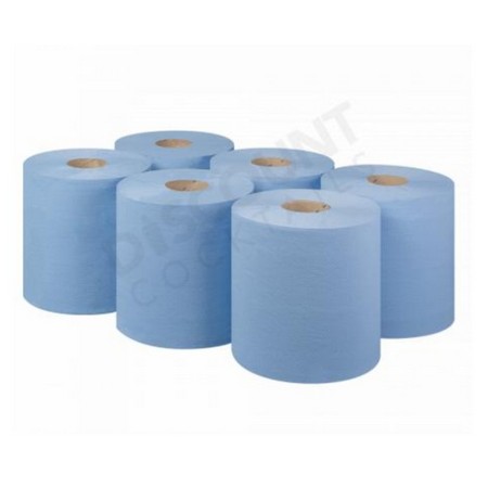 BLUE ROLL/2 PLY/120M X 6