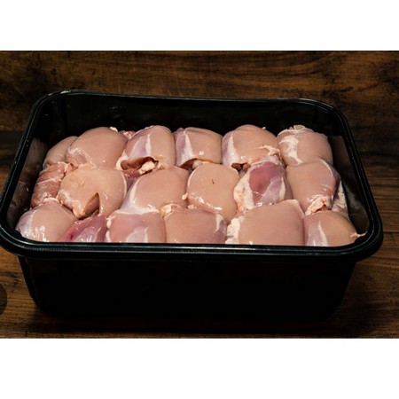 CHICKEN THIGHS/SKINLESS 5KG   (10KG MINIMUM)