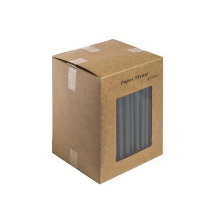 COCKTAIL STRAWS (BLACK) X 250