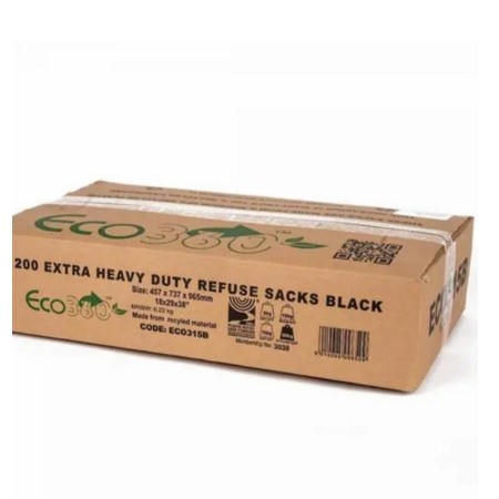 BIN LINERS/HEAVY DUTY X 200