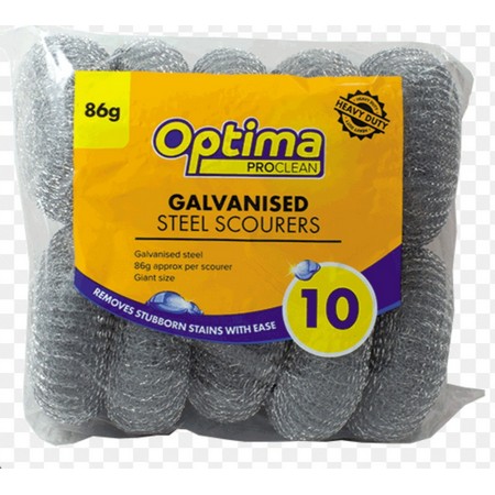 STEEL SCOURERS X 10