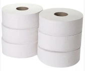 JUMBO TOILET ROLLS 60MM CORE X 6
