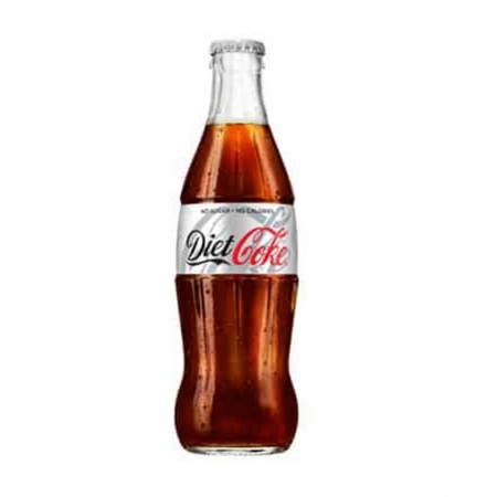 DIET COKE-GLASS 330ML X 24